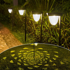 Luzes postas solares impermeáveis Constant And RGB do jardim IP65 para a decoração