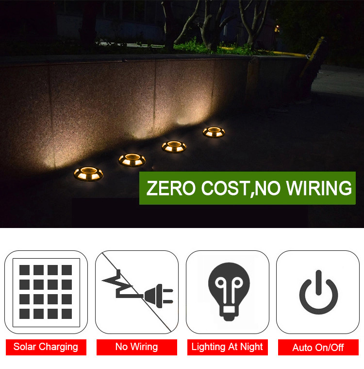 Luzes solares do assoalho da luz solar de alumínio impermeável da plataforma para a decoração do inimigo do caminho