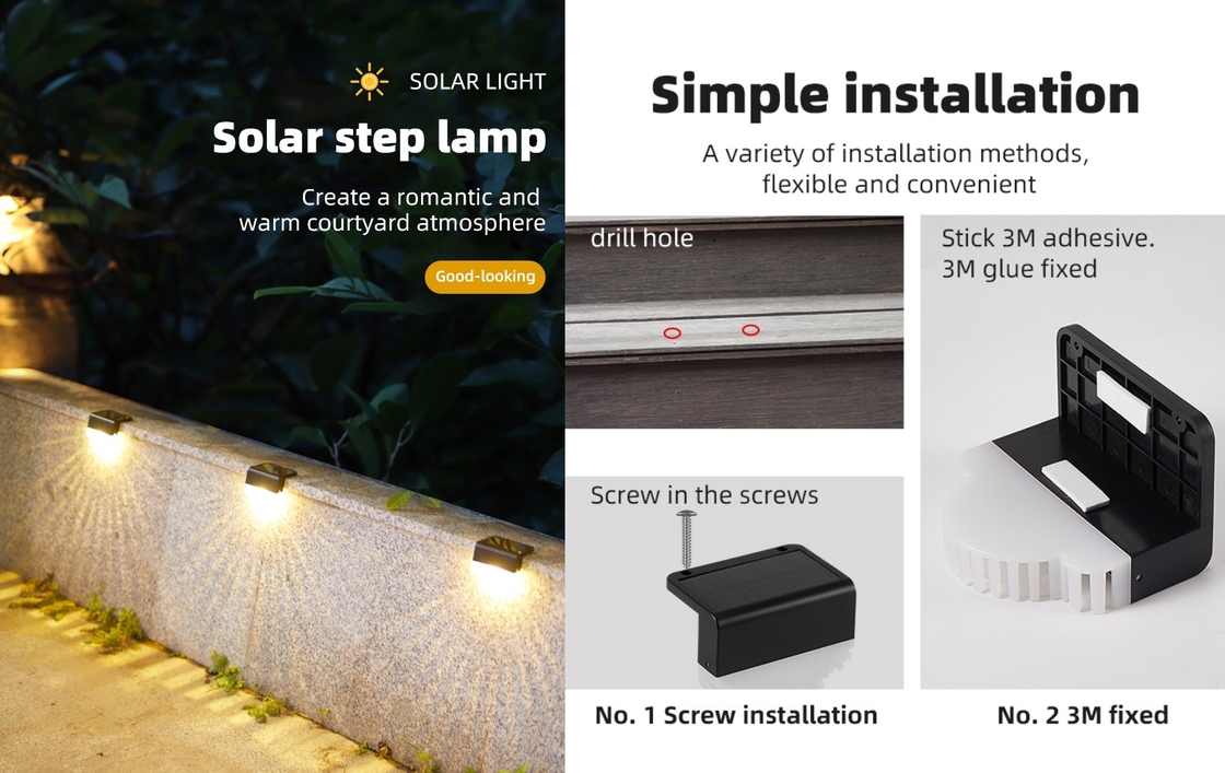 Linha decorativa das luzes solares da cerca do efeito da luz luz exterior do jardim do diodo emissor de luz da cerca