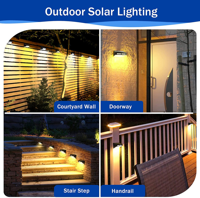 Jardim solar decorativo impermeável 5V do diodo emissor de luz de Light 150mA Constant Bright Wall da cerca