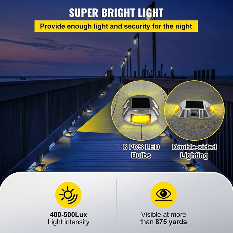 Da escada solar durável da etapa do diodo emissor de luz da luz da plataforma do brilho mais alto auto sensor 107 * 95 * 23mm