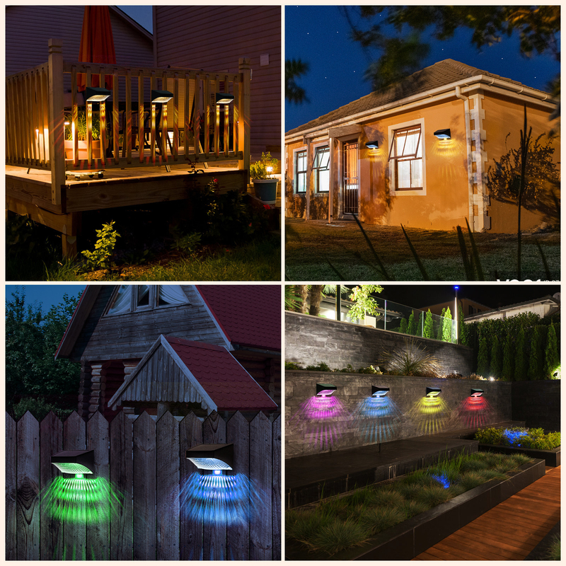 IP65 cerca solar Flood Lights For RGB exterior decorativo para a paisagem