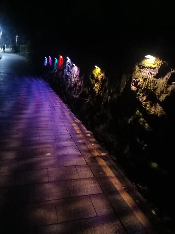 IP65 cerca solar Flood Lights For RGB exterior decorativo para a paisagem