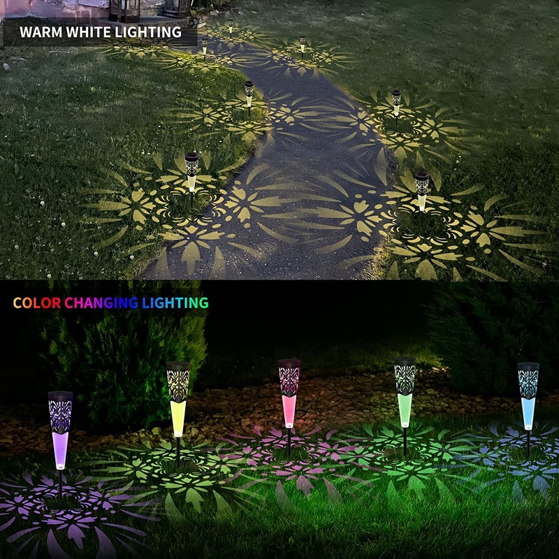 Iluminação exterior posta solar decorativa Constant Landscape Path For Lawn do RGB
