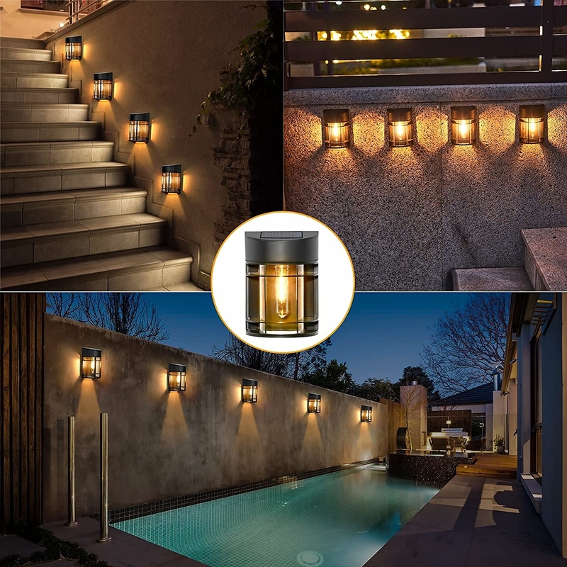 IP65 resistente à água Lâmpadas de jardim LED solar de energia solar