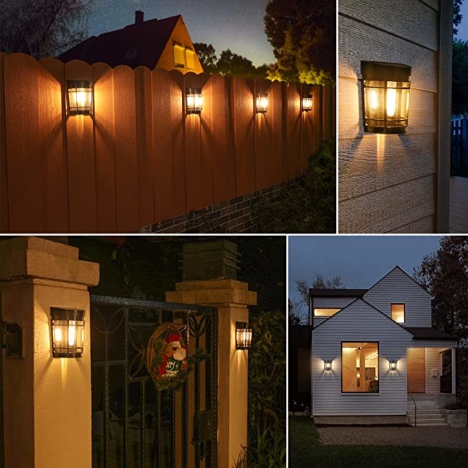 IP65 resistente à água Lâmpadas de jardim LED solar de energia solar
