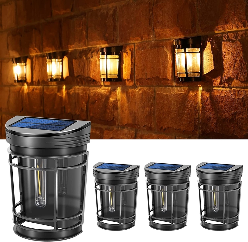 Luz de vedação solar exterior LED Iluminação de jardim solar decorativa para pátio