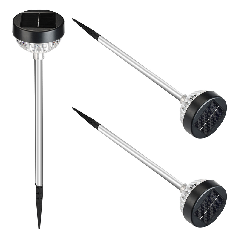 IP65 resistente à água ABS PC LED Iluminação solar de jardim com 100LM Intensidade de luz / 600mAh Bateria Capacidade