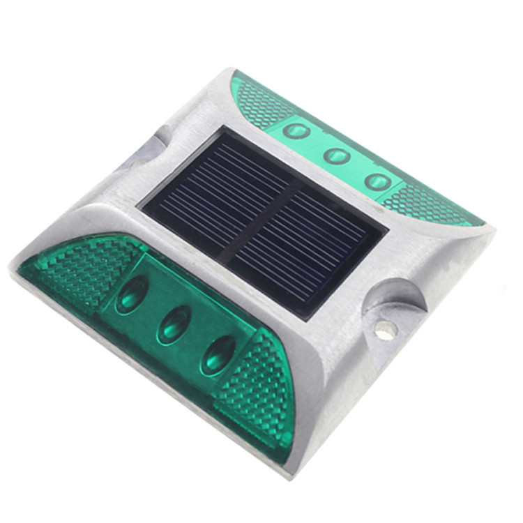 Refletor solar com liga de alumínio Shell bateria de lítio energia 2pcs colocação LED