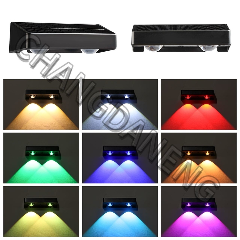 15 Horas Tempo de Trabalho IP65 impermeável LEDs RGB brancos quentes Luz solar com bateria 3.7V/1200MAH Lítio ternário