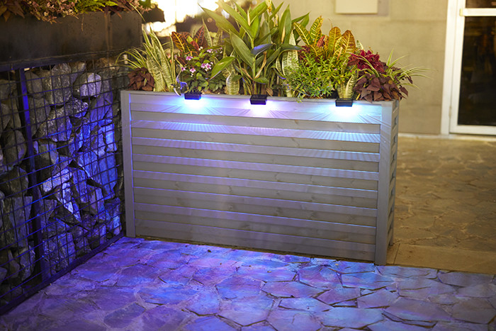 IP67 resistente à água Solar LED Dock Lights Led Deck Lamp For Step Sidewalk Stair Garden Ground Pathway