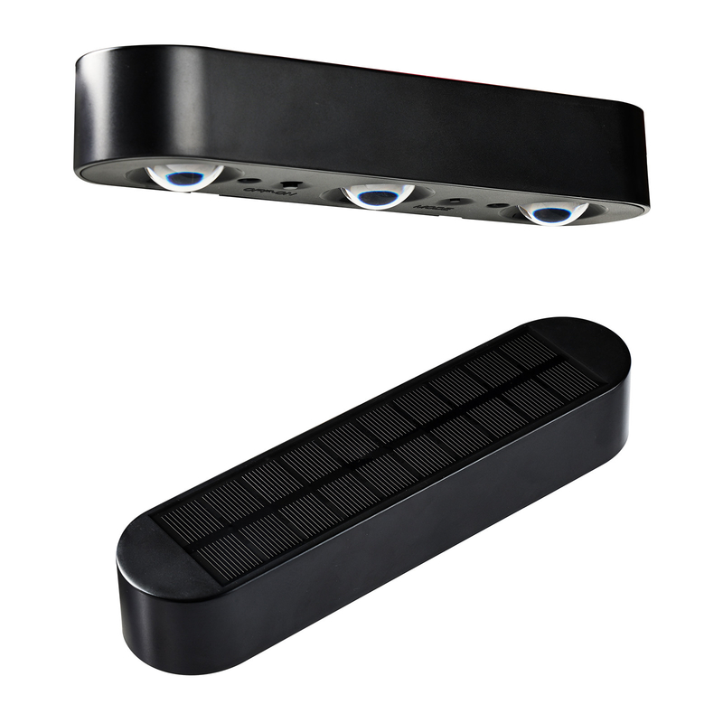 Lâmpadas solares LED ecológicas para decoração exterior com 8 luzes solares à prova d'água