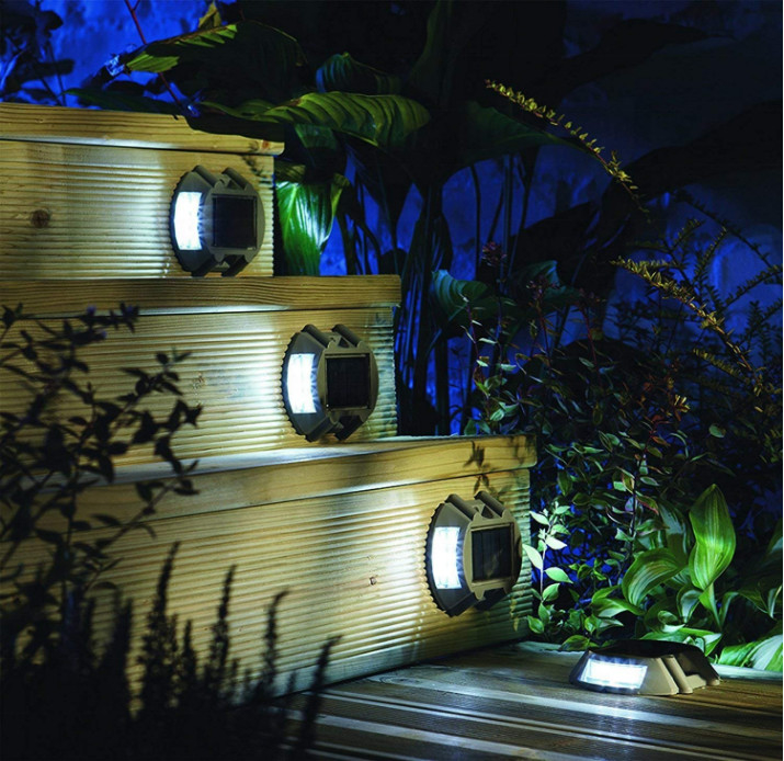 Iluminação solar de doca LED Alimentada a energia solar 2V Voltagem Instalação de parafuso fácil para iluminação de doca brilhante