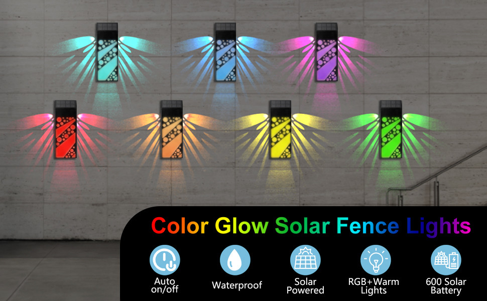 IP 68 Iluminação solar LED à prova d'água Iluminação de terraço solar exterior Decorativa Iluminação de terraço para pátio