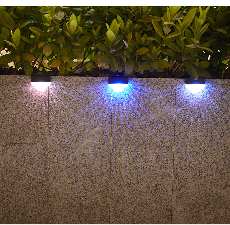 Lâmpadas de jardim LED ABS PC Solar Lâmpadas de jardim LED Solar Lâmpadas de vedação solar