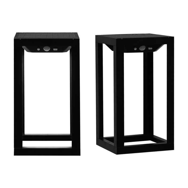 Sensor de movimento à prova d'água exterior Iluminação solar de parede Iluminação solar de vedação de jardim Iluminação para pátio de passagem