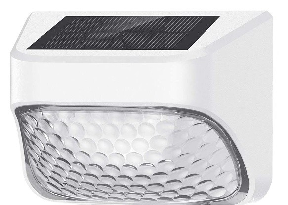 100g Solar Fence Light Preto ABS PMMA Branco Quente RGB 20Lumens Impermeável IP65 4,5 Hrs Carregamento