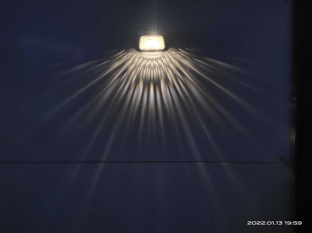 20 lumens decoração vedação solar luz à prova d'água IP65 com bateria de silício monocristalino