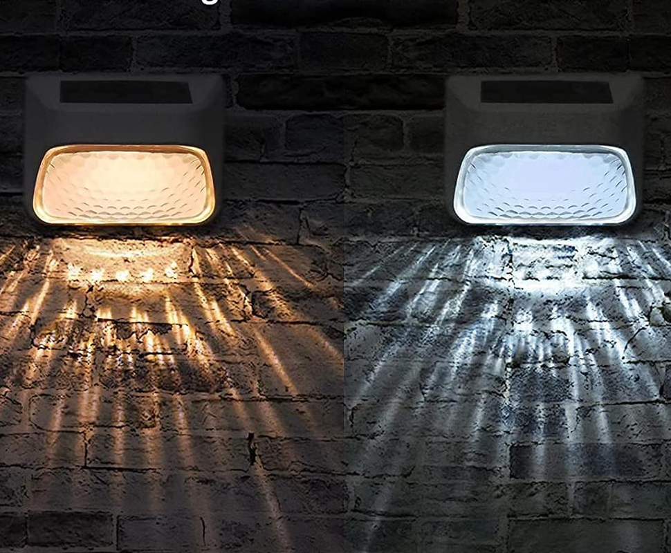 20 lumens decoração vedação solar luz à prova d'água IP65 com bateria de silício monocristalino