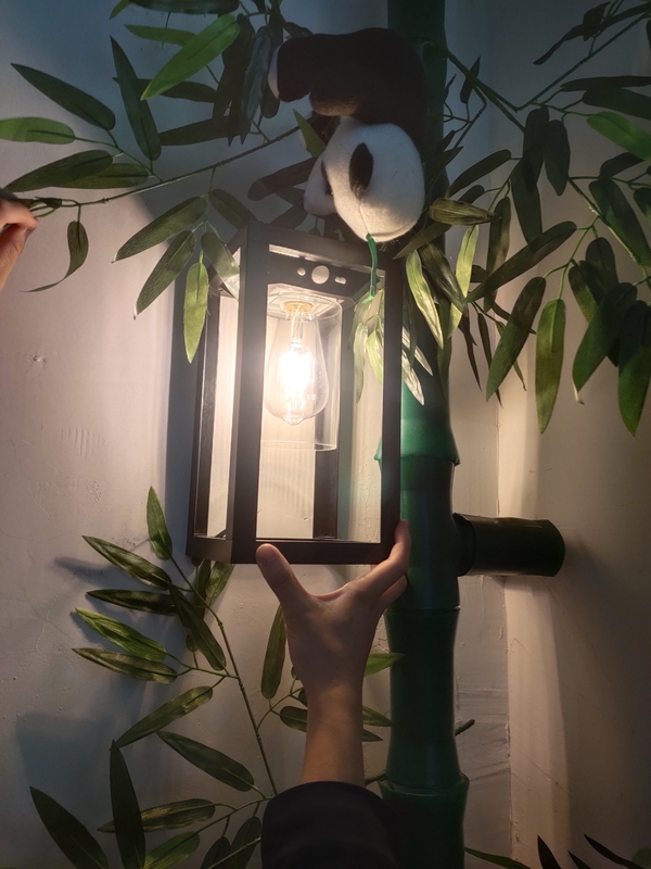 Lâmpada solar LED exterior IP65 resistente à água Lâmpada solar de jardim para vedação