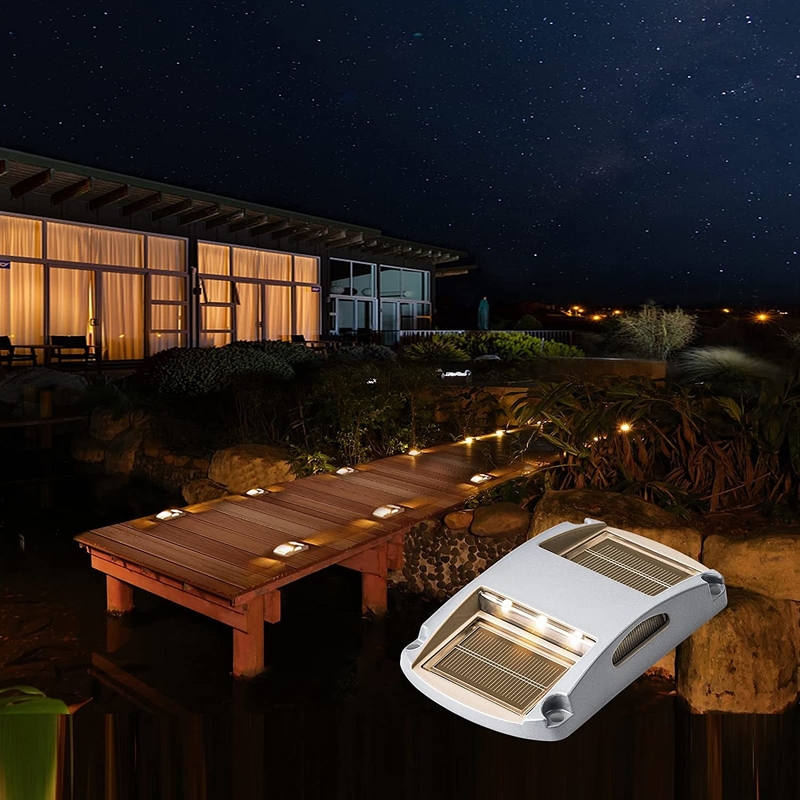 Iluminação solar de terraço exterior à prova d'água
