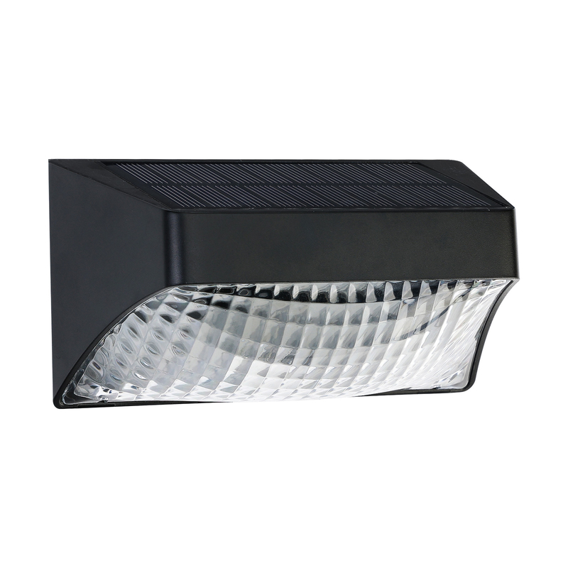 Lâmpada de vedação de parede solar para escadas de pátio Lâmpada de trilho de jardim exterior IP65 à prova d'água