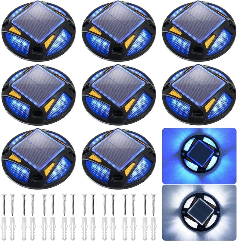 Lâmpada solar para exterior Terra Luz solar do convés Luz do cais Para pátio de passagem