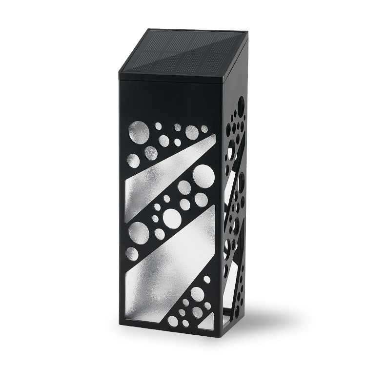 IP 68 Iluminação solar LED à prova d'água Iluminação de terraço solar exterior Decorativa Iluminação de terraço para pátio