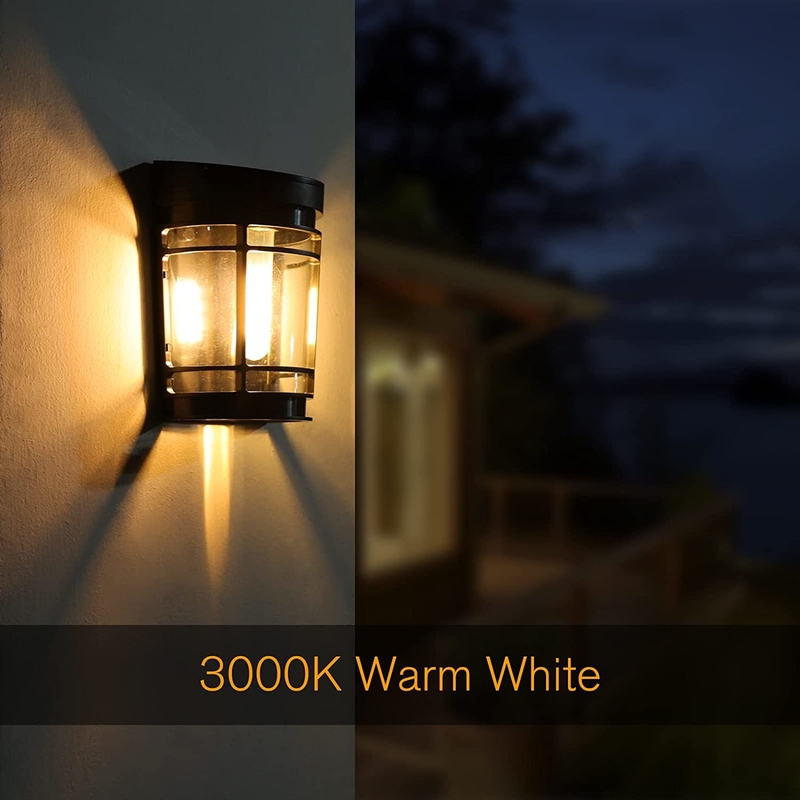 Luz de vedação solar exterior LED Iluminação de jardim solar decorativa para pátio
