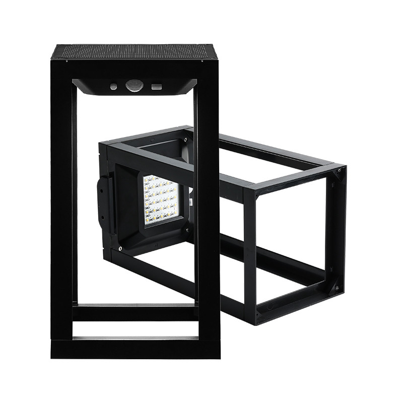 Sensor de movimento exterior luz solar de parede lâmpada de jardim solar para pátio cerca pátio