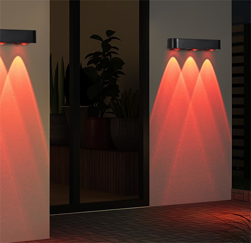 200g Bateria de lítio ternaria RGB branca quente Luz solar para jardim/ parque/ pátio/ cerca/ paisagismo