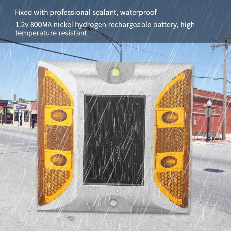Rodovia solar com 103*106*24mm Tamanho e luz de alerta de trânsito refletiva LED 330g