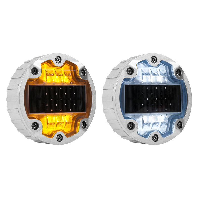 Caminho Embedded Solar Road Stud Waterproof Light Flashing Signal LED Cat Eyes Stud 1150g Garagem Rodoviária Jardim
