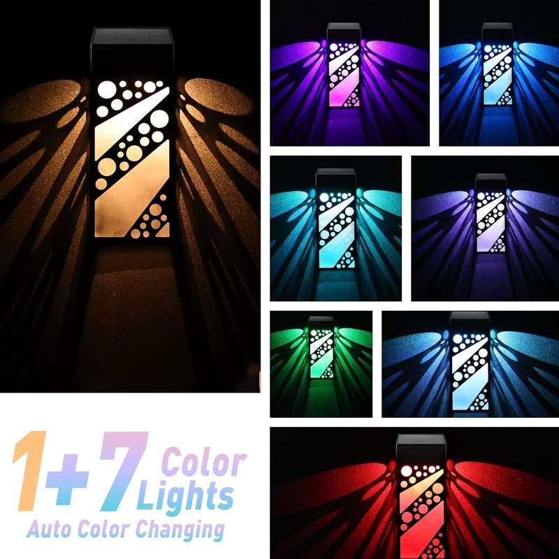 150g de luzes de jardim movidas a energia solar melhoram o seu espaço exterior com uma bela decoração de iluminação para vedação Darden