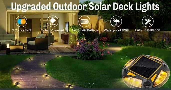 2V Solar Dock Light Bule/Cold White 108*21 MM para aplicações de docking