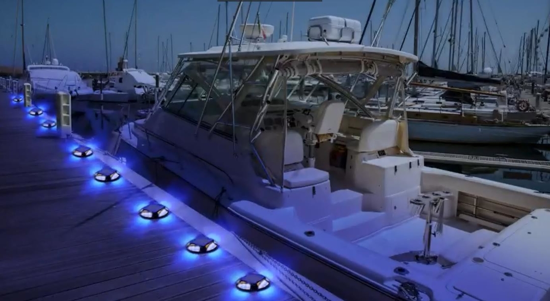 2V Solar Dock Light Bule/Cold White 108*21 MM para aplicações de docking