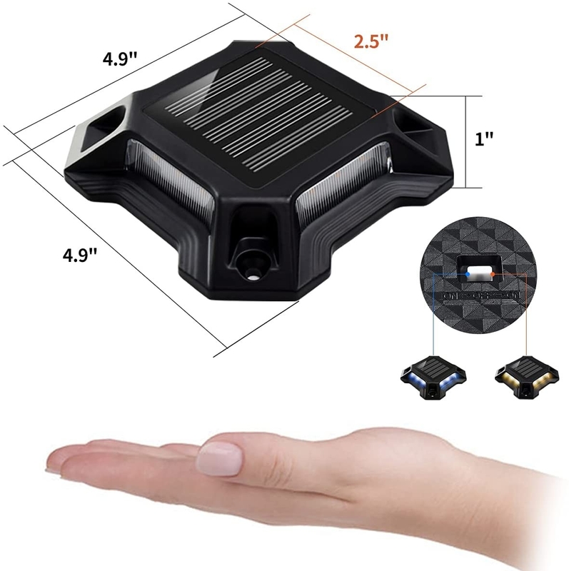 Luz solar LED Bule/Cold White alimentada por bateria Ni-Mh de 1,2 V/600 MAH