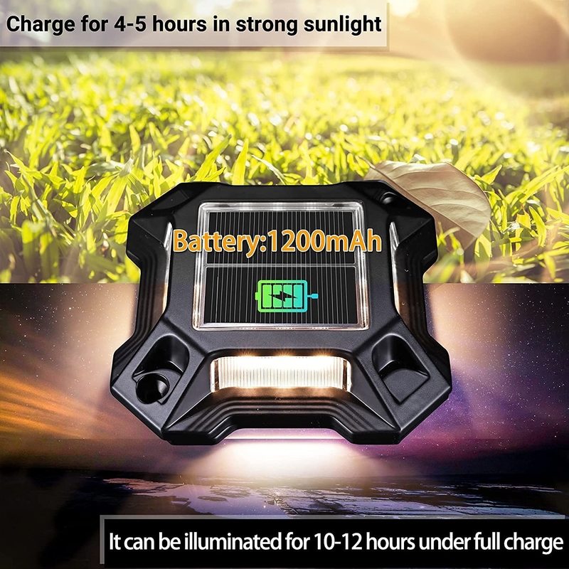 Luz solar LED Bule/Cold White alimentada por bateria Ni-Mh de 1,2 V/600 MAH