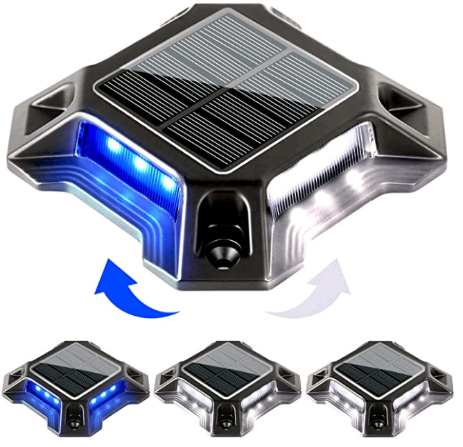 Luz solar LED Bule/Cold White alimentada por bateria Ni-Mh de 1,2 V/600 MAH