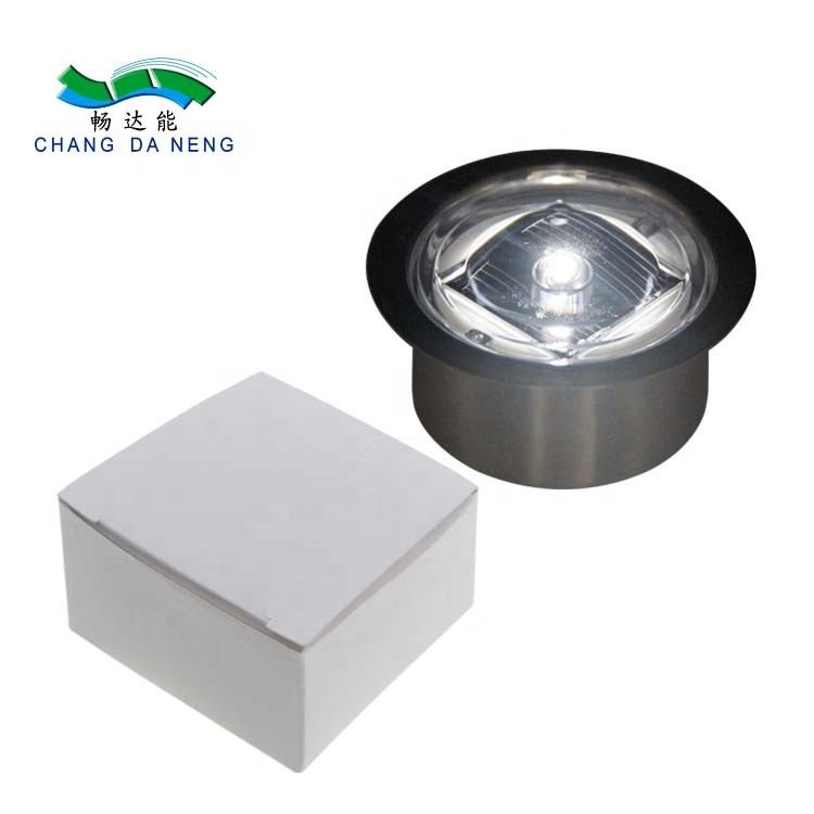Lâmpada solar de terraço exterior 2V Voltagem 65*35 MM para iluminação de jardim