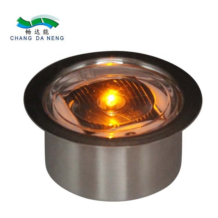 Lâmpada solar de terraço exterior 2V Voltagem 65*35 MM para iluminação de jardim