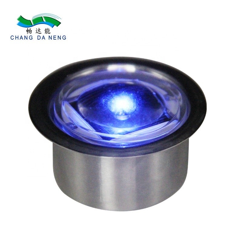 Lâmpada solar de terraço exterior 2V Voltagem 65*35 MM para iluminação de jardim