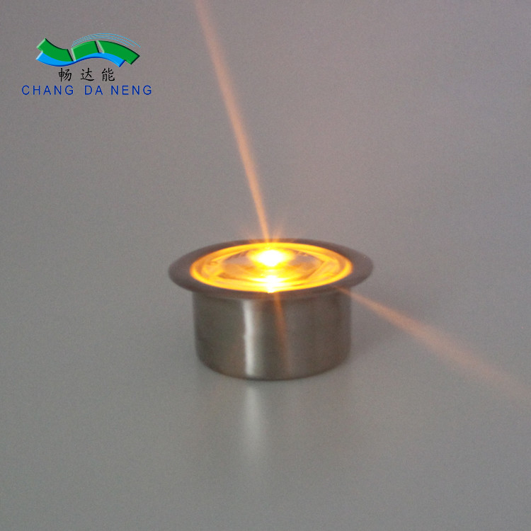 Lâmpada solar de terraço exterior 2V Voltagem 65*35 MM para iluminação de jardim