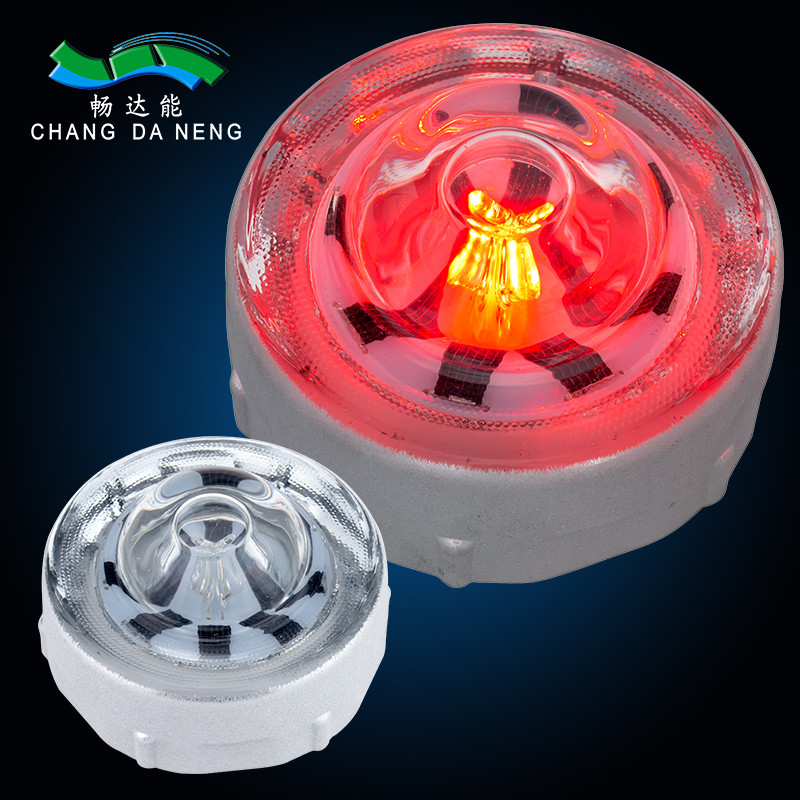 360 graus Vidro Temperado Rodoviário Studs Solar LED Rodoviário Studs Rodoviário Aviso Pavement Rodoviário Studs
