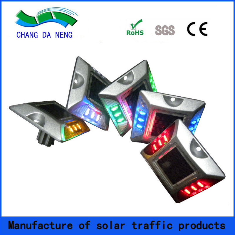 PBW Alumínio Solar Road Stud LED Solar Road Reflector para aviso de segurança