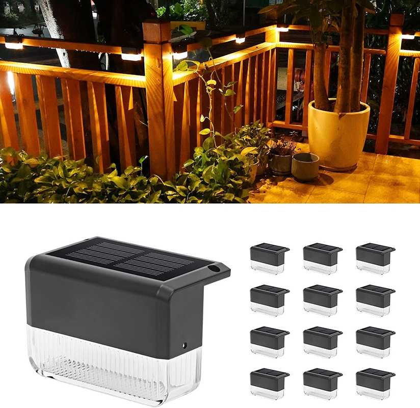 Lâmpadas RGB Luz de vedação solar Luz solar LED exterior com cor de iluminação branca quente