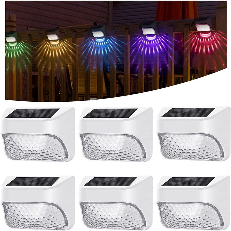 As luzes solares da etapa do sensor leve conduziram a luz solar do jardim para escadas exteriores pisam cerca Yard