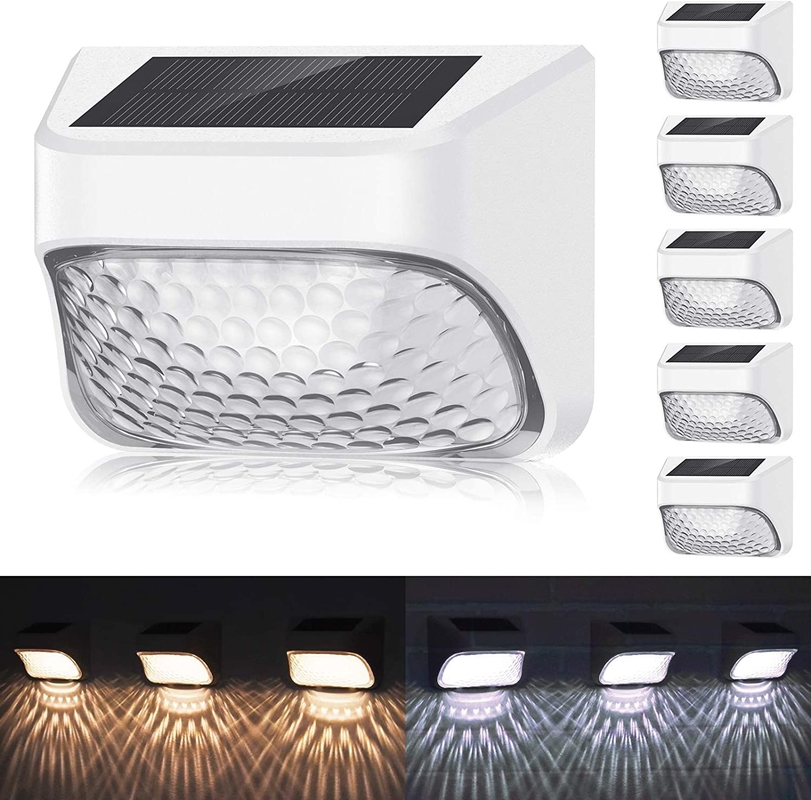 As luzes solares da etapa do sensor leve conduziram a luz solar do jardim para escadas exteriores pisam cerca Yard