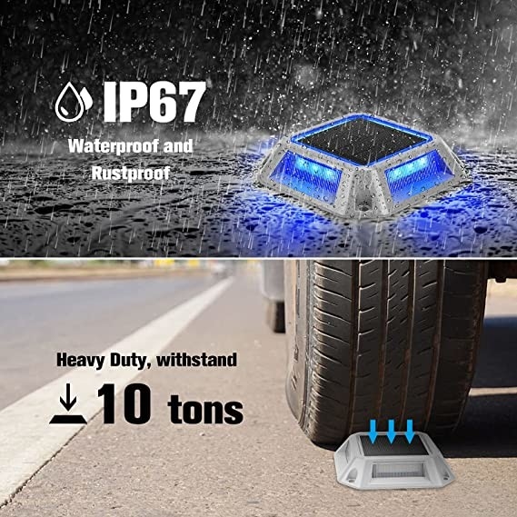 IP68 Área exterior de passagem à prova d'água Caminhada LED Caminho Marcador de Estampa Luz Caminho de entrada Luz solar