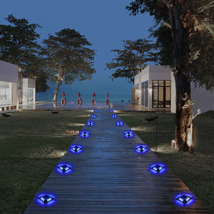 IP68 Área exterior de passagem à prova d'água Caminhada LED Caminho Marcador de Estampa Luz Caminho de entrada Luz solar